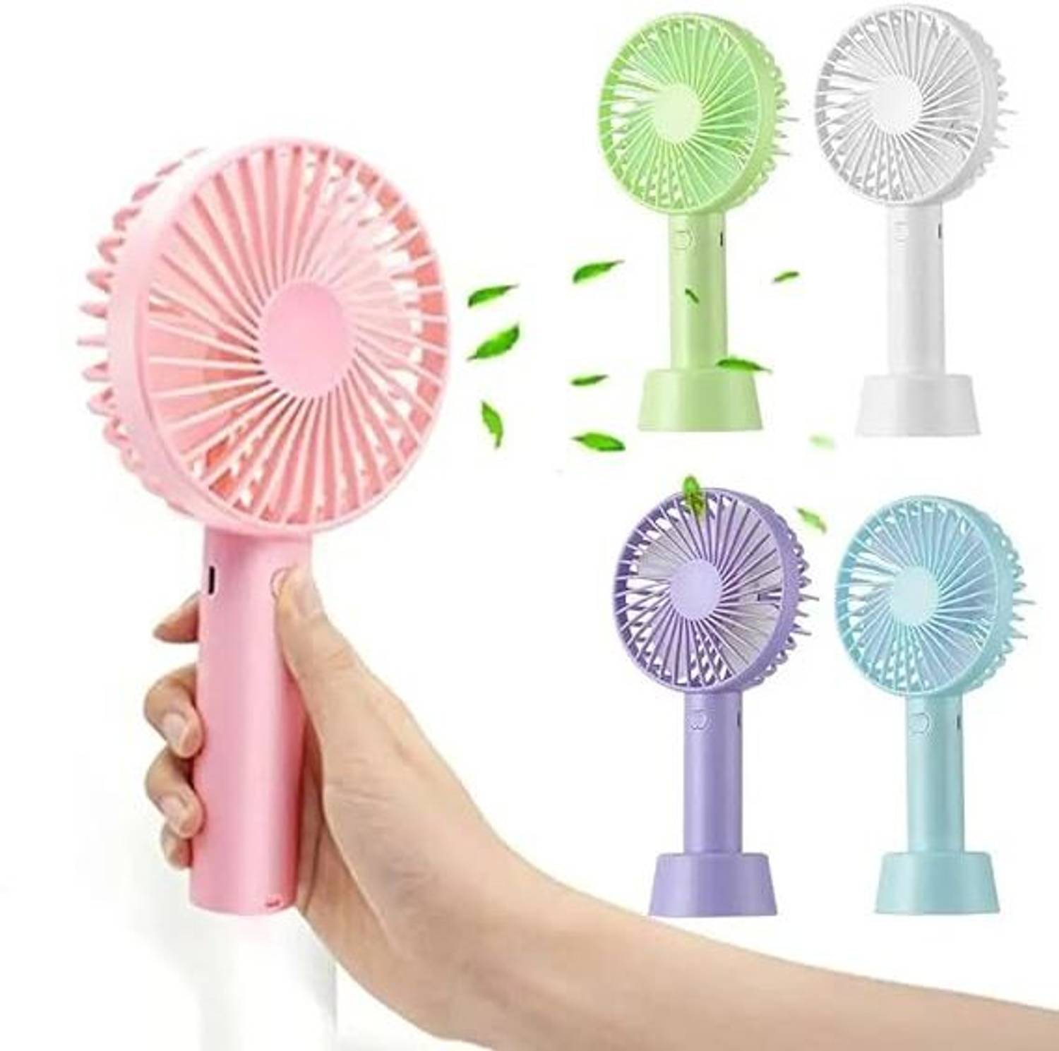 Casecade Portable Hand Fan, 3 Speed ,USB Rechargeable Fan, For kanha ji, khatushyam ji Cooling Fan All in one Cooler