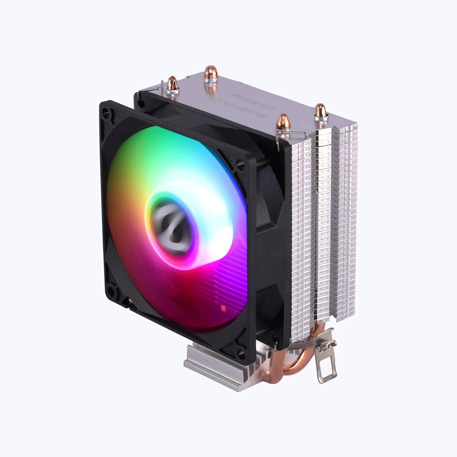 ZEBRONICS Zeb-FC230A 90mm RGB PWM Fan with 2 Copper Heat Pipes