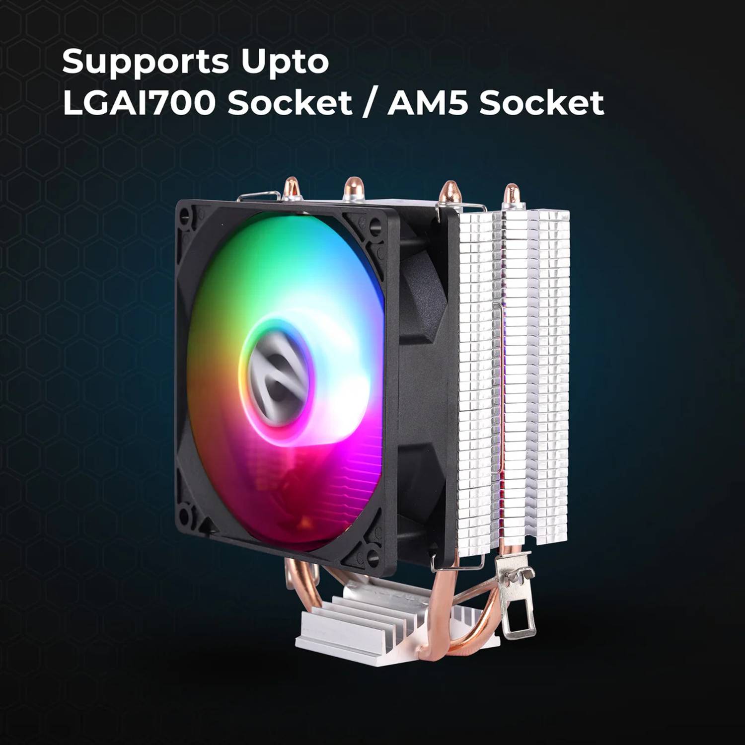 ZEBRONICS Zeb-FC230A 90mm RGB Fan - Image 2
