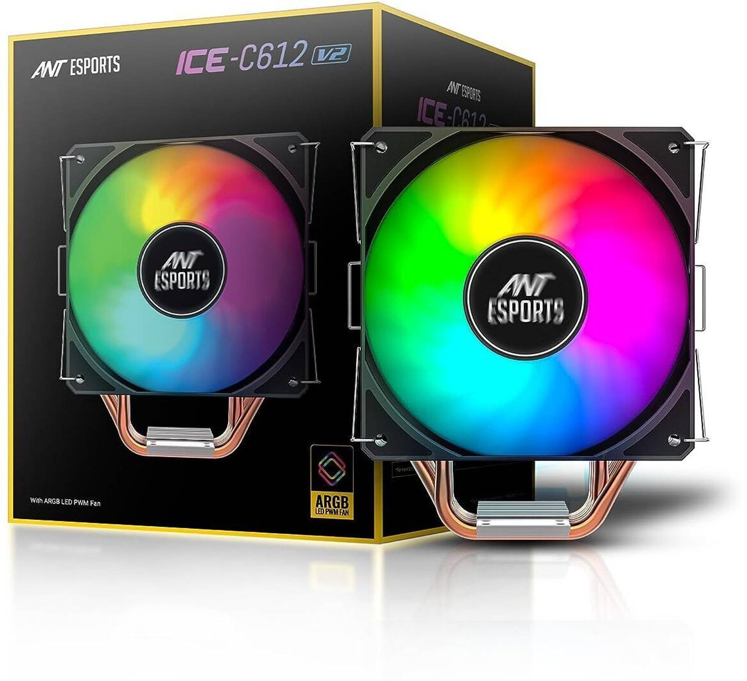 Ant Esports ICE-C612 V2 CPU Cooler - Image 1