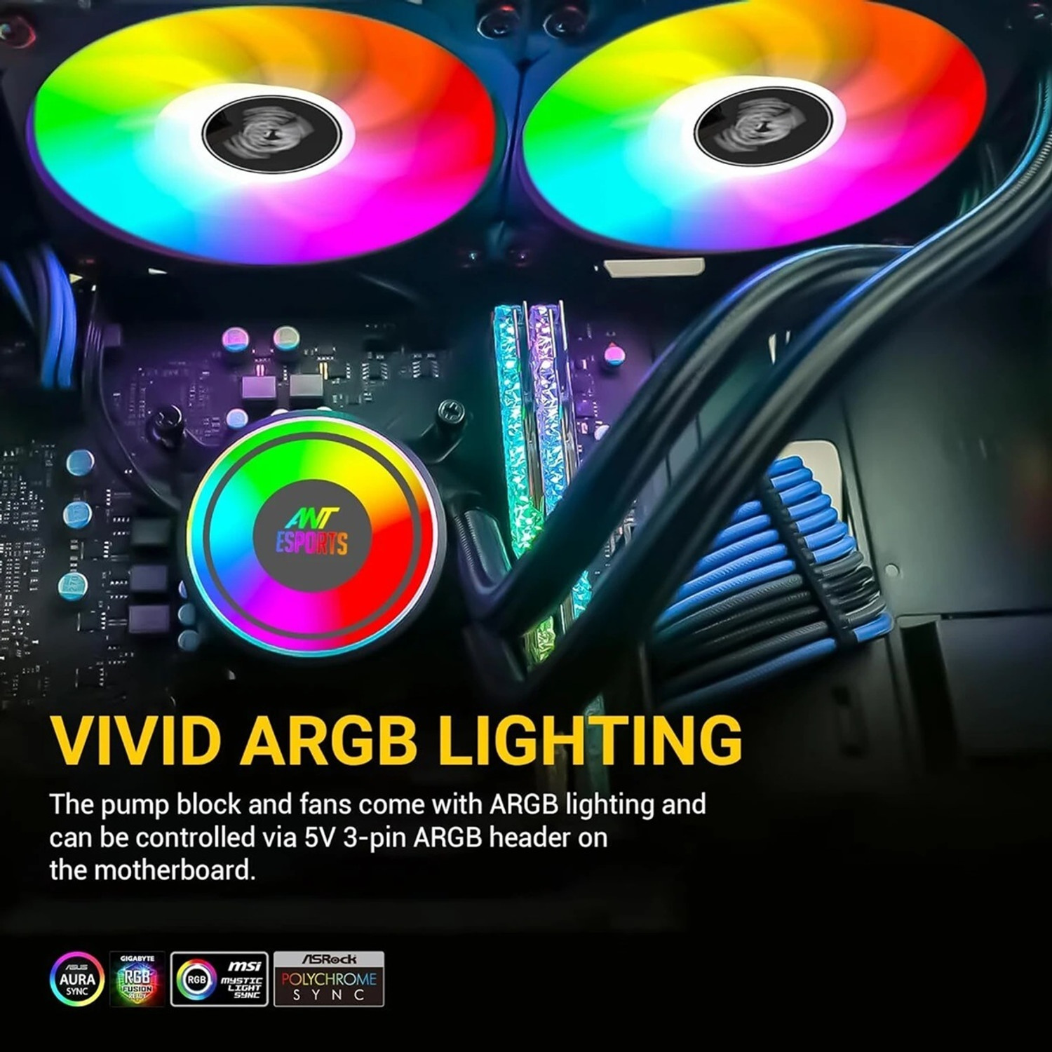 Image of Ant Esports AV240 Liquid Cooling Processor Cooler