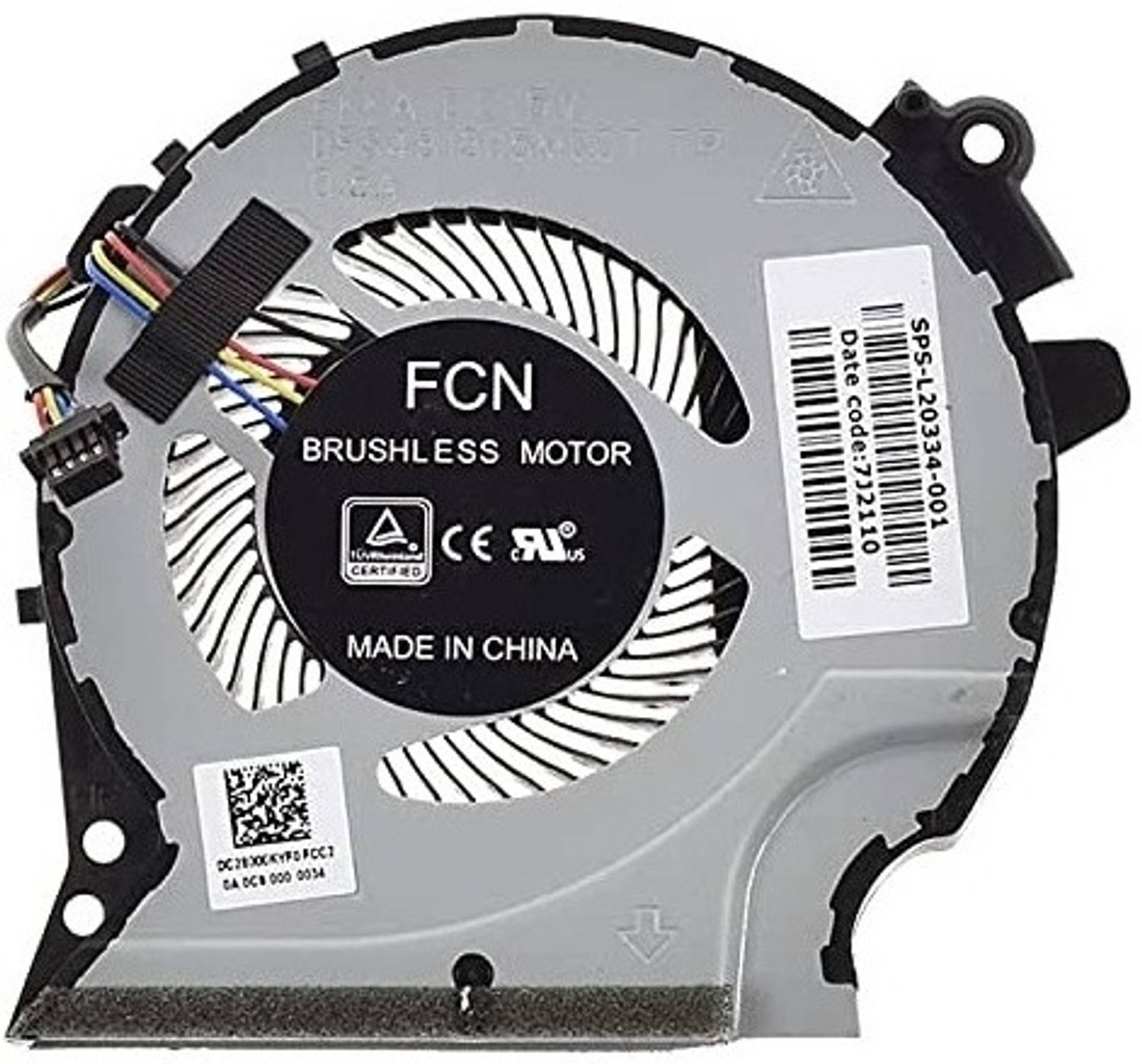 Ventola Di Raffreddamento CPU Per HP Pavilion 15-CX – L20335-001 DC28000KZF0, Ricambio Originale Per Notebook