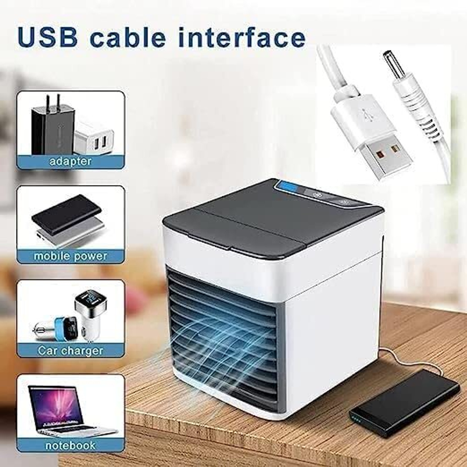 Image of Nimi Plastic Arctic Air Cooler, Portable Air Cooler Air Cooler,Artic Cooler 001 USB Air Cooler