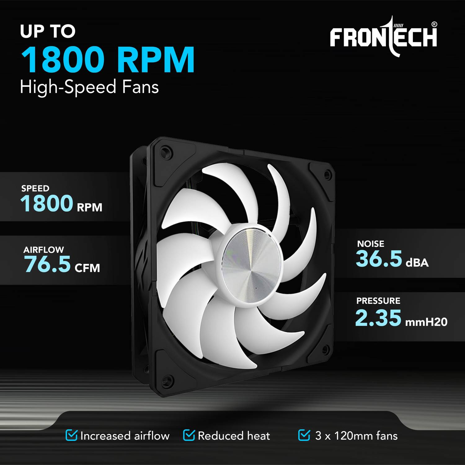 Frontech 360mm AIO Liquid Cooler - Image 3