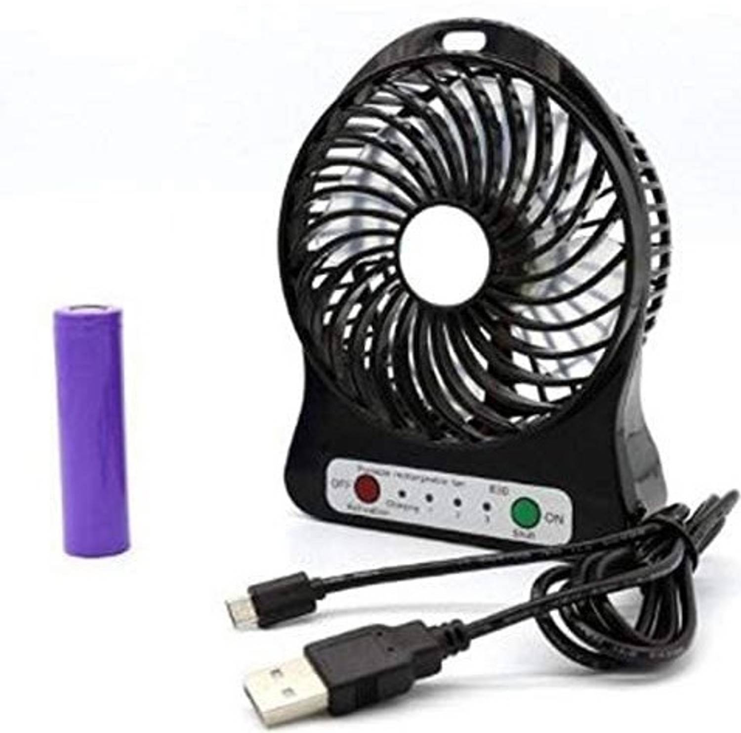 Casecade USB Rechargeable Portable Hand Fan | Quiet & Powerful 3 Speed |Mini Pocket Fan | Personal Cooling Fan for Home, Office & Outdoor Rechargeable Fan, USB Fan