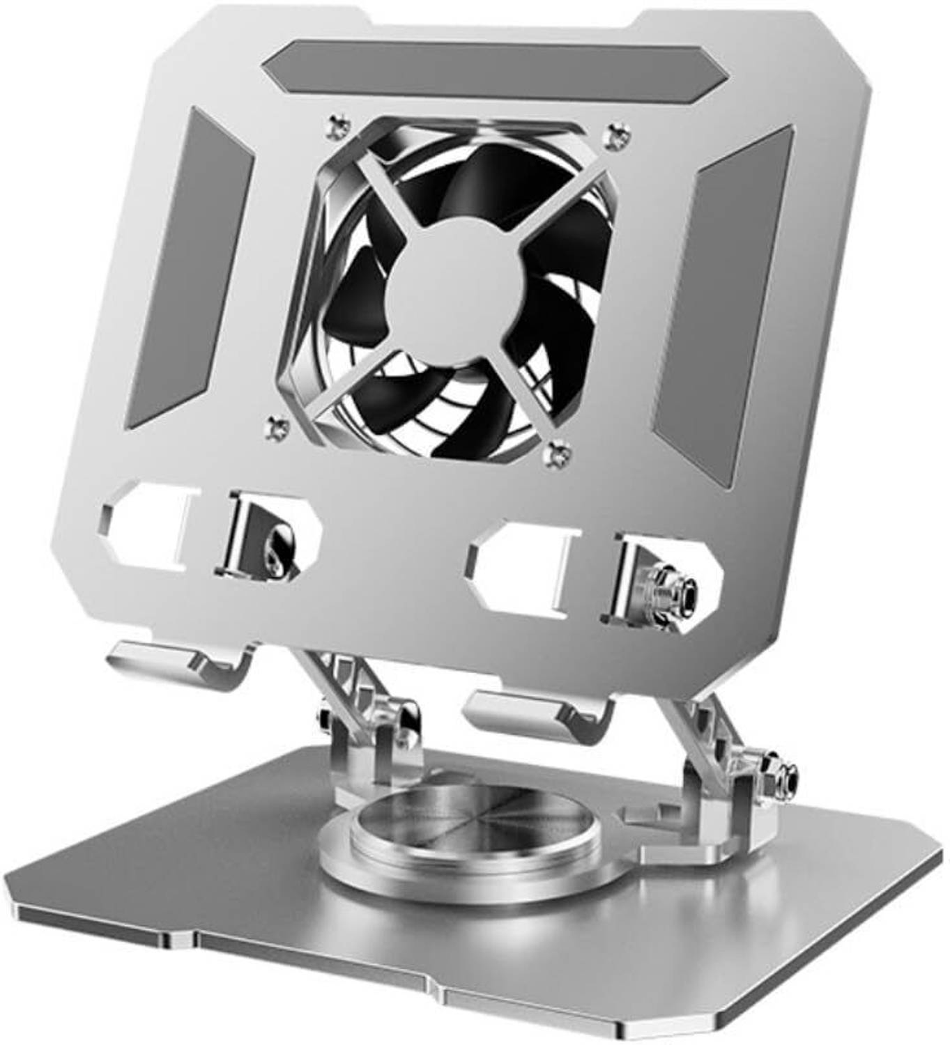 AKMOR 00 1 Fan Ergonomic Cooling Pad with Adjustable Height