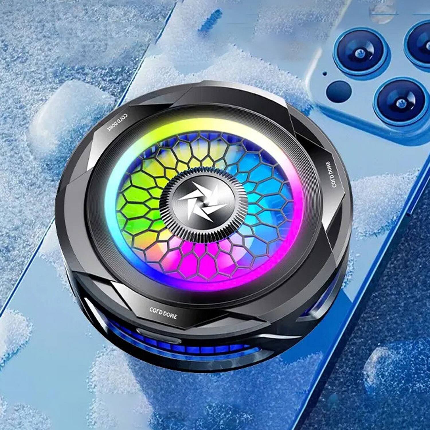 WRADER SL25 Mobile Radiator Cooler Fan Phone 1 Fan Ergonomic Cooling Pad