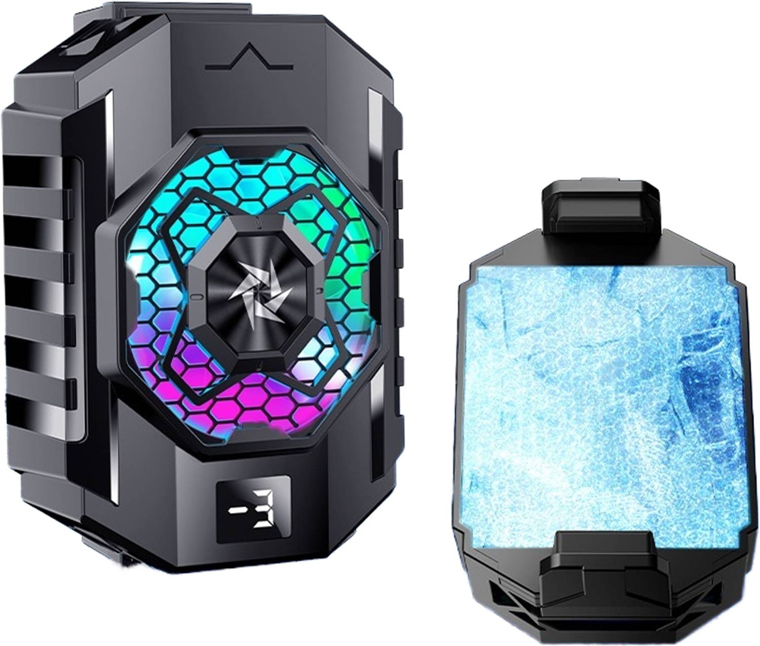 WRADER SL31 Gaming Mobile Cooler Fan for Phone Heating Cooling Gadget Ergonomic Cooling Pad