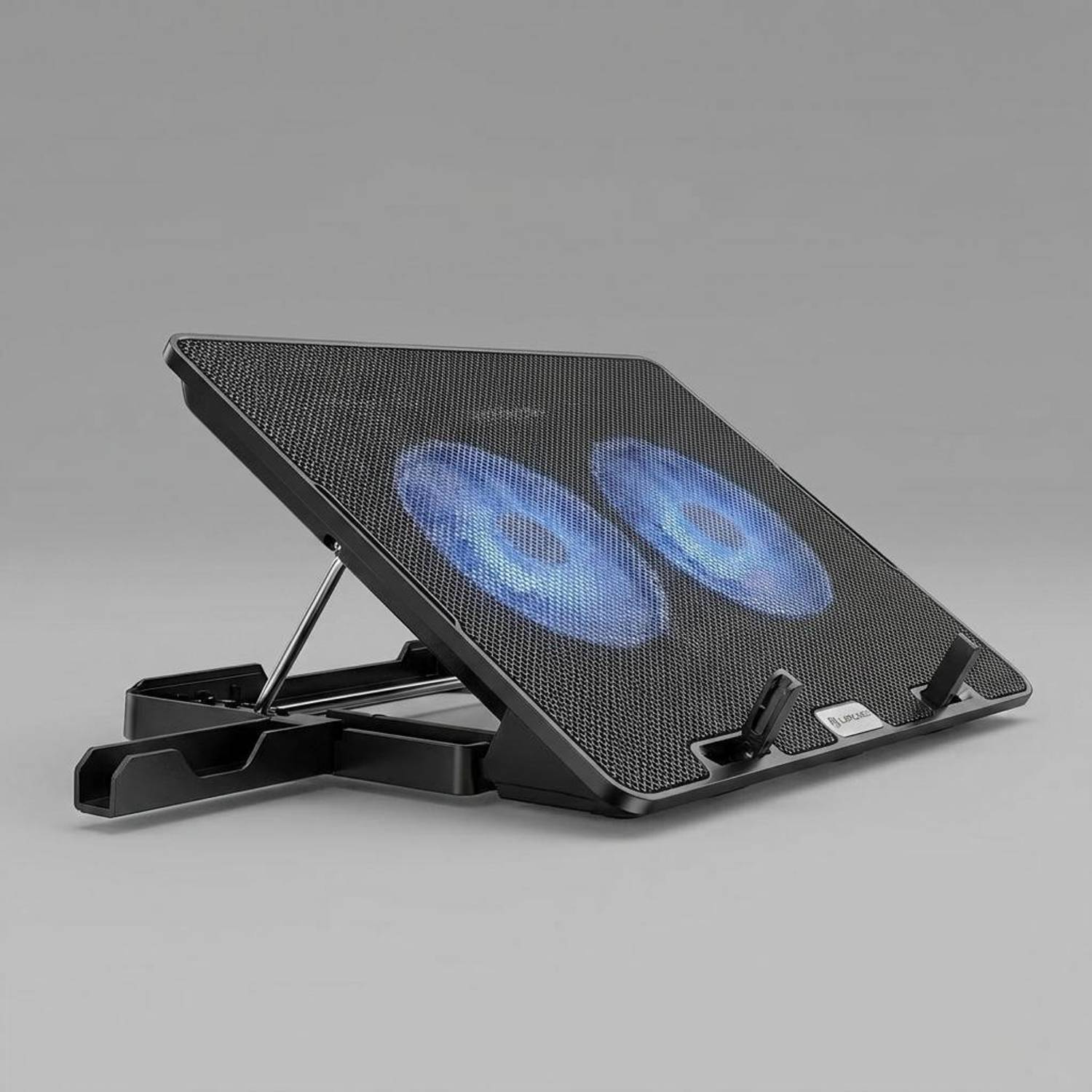 LAPCARE Laptop Cooling Pad Twin Fans ,Adjustable for Efficient Cooling 2 Fan Ergonomic 2 Fan Ergonomic Cooling Pad with Adjustable Height