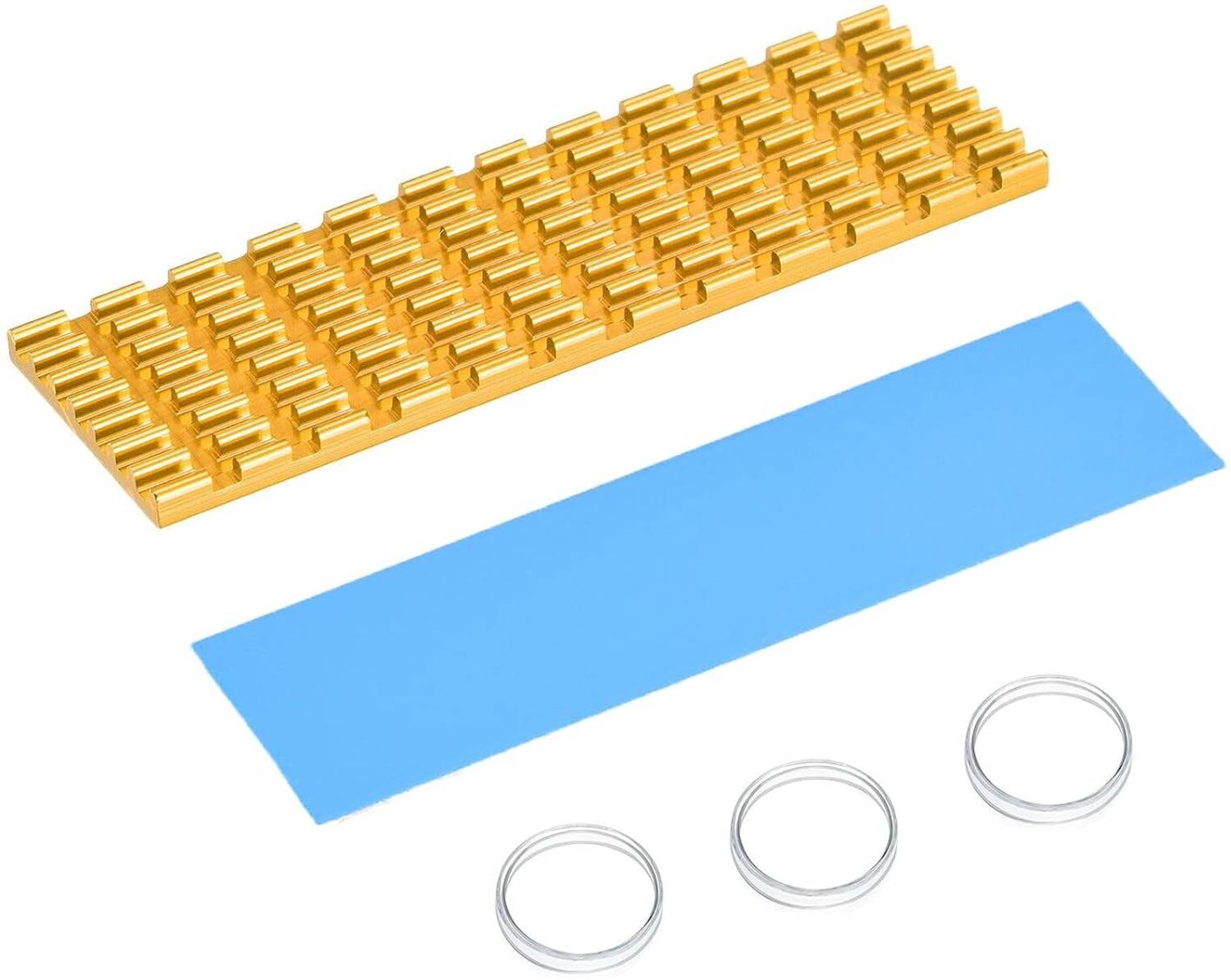 Etzin PCIE Aluminum Heat Sinks for M.2 SSD Heatsink Cooling Radiator EPL-1037PC Cooling Pad