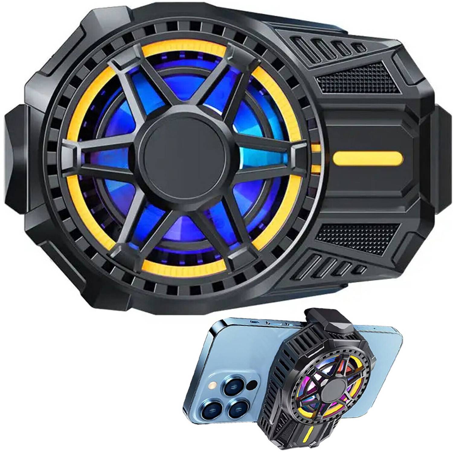 WRADER SL01 Mobile Phone Cooling Fan Magnetic Absorption Phone Freezer Gamers Gaming Ergonomic Cooling Pad