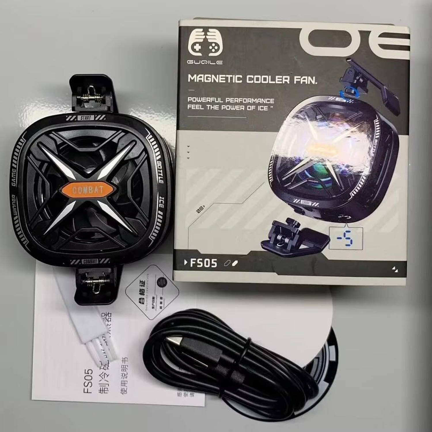 Viraan FS05 Mobile Cooler Fan Cooling Pad with Adjustable Height
