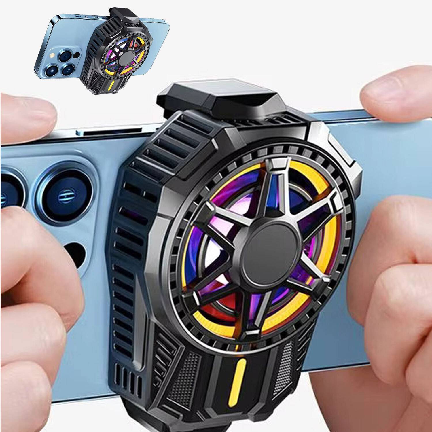 MOOZMOB SL01 Mobile Gaming Radiator Cooling Fan for Mobile Phone 1 Fan Ergonomic Cooling Pad