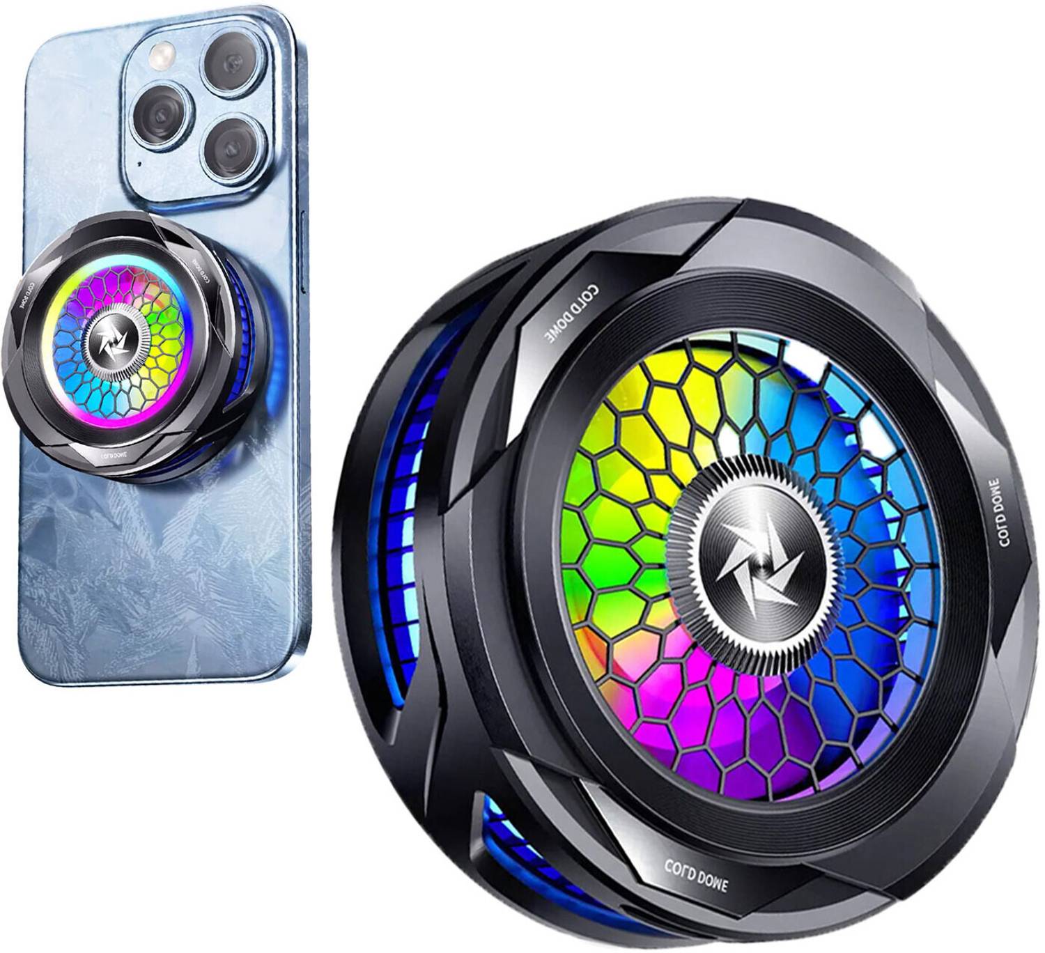 MOBIZAC SL25 Mobile Radiator Cooler Fan Phone Heating Cooler Fan Gaming 1 Fan Ergonomic Cooling Pad
