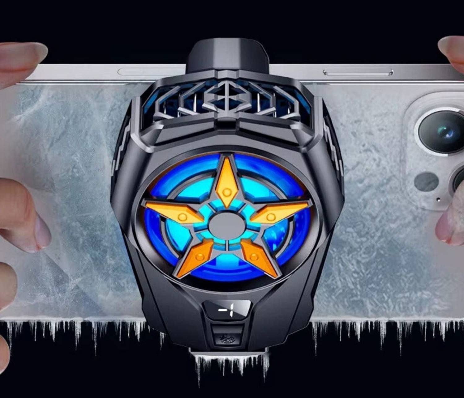 ElectroEra Enterprise SL-09 Gear Shift Mobile Radiator Cooling 1 Fan Cooling Pad Gaming Accessory Kit 1 Fan Ergonomic Cooling Pad