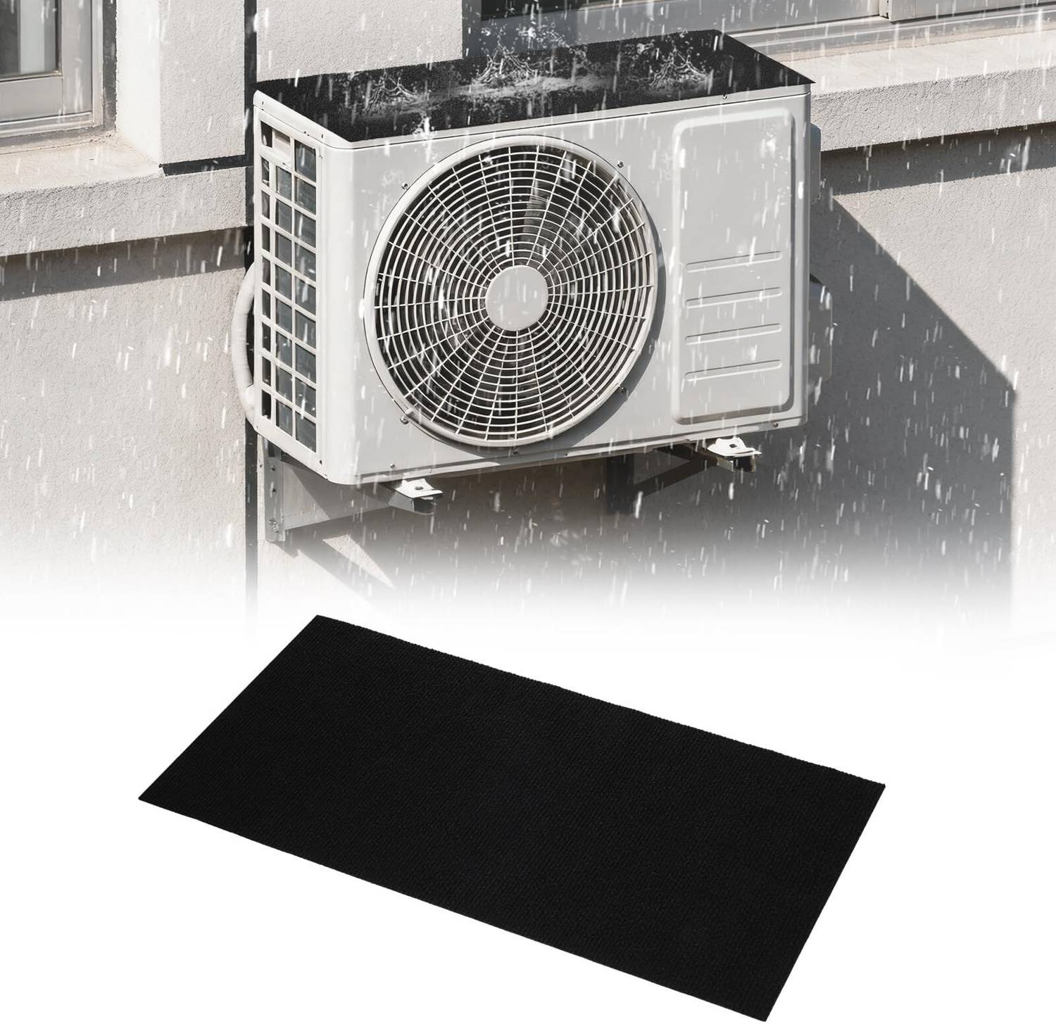 HASTHIP AC Outdoor Unit Noise Reduction Mat Cooling Pad