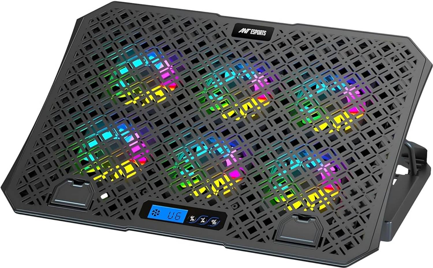 Ant Esports NC210 6 Fan Ergonomic Cooling Pad with Adjustable Height