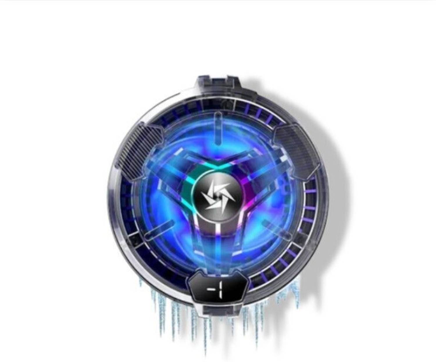 ElectroEra Enterprise Phone Cooler Gaming Fan, Led Gaming Mobile Cooler Fan With Digital Display 1 Fan Ergonomic Cooling Pad with Adjustable Height