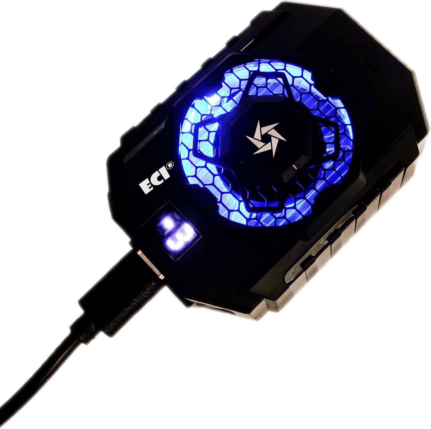 Eci x20 mobile phone Power Chill Game Pad chillar cooling fan 1 Fan Cooling Pad with Adjustable Height