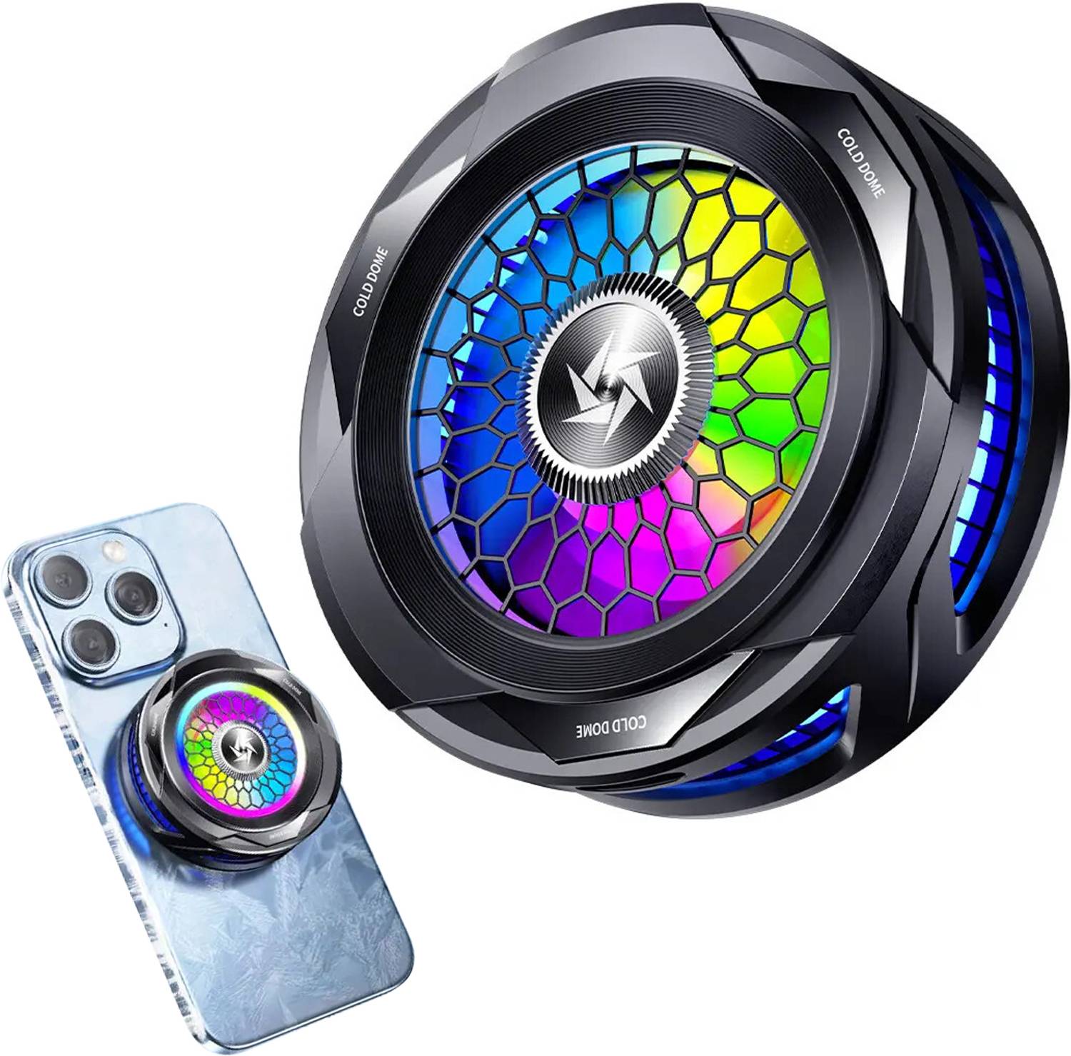 WRADER SL25 Mobile Cooler Fan for Gaming for Game Long Filming Ergonomic Cooling Pad