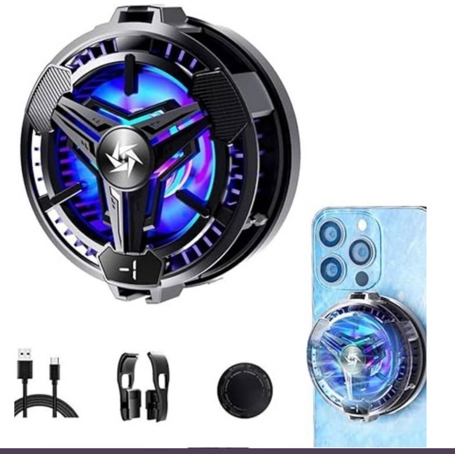 MDPB SL10 Gear Shift Mobile Cooling Fan | Single-Fan Radiator for Gaming Phones@946 1 Fan Ergonomic Cooling Pad with Adjustable Height