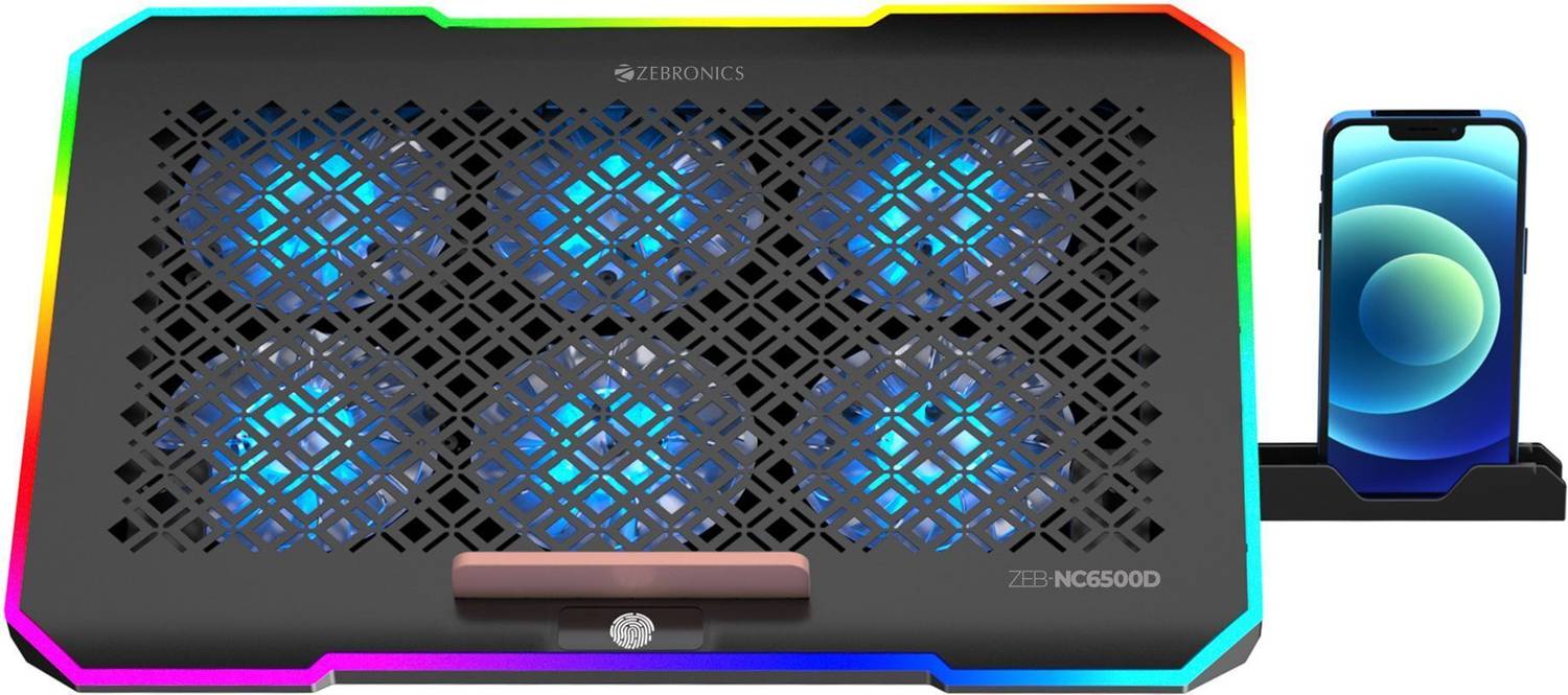ZEBRONICS NC6500D 6 Fan Cooling Pad for 17 inch Laptops - Image 2