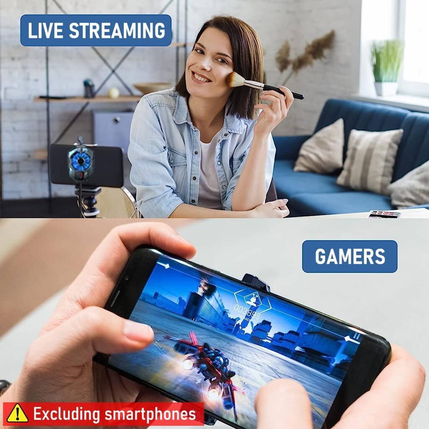 INVICTO Mobile Gaming Cooler Fan for Smartphones - Image 3