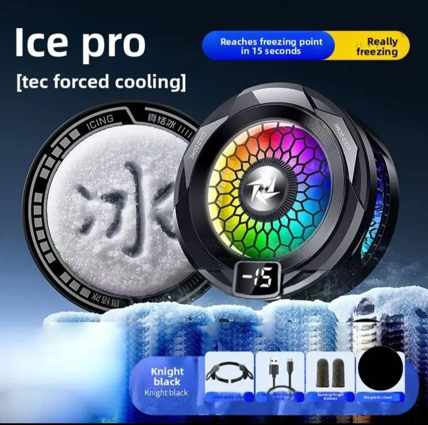 Alkine SL-25 RGB Gaming Phone Cooler - Image 3