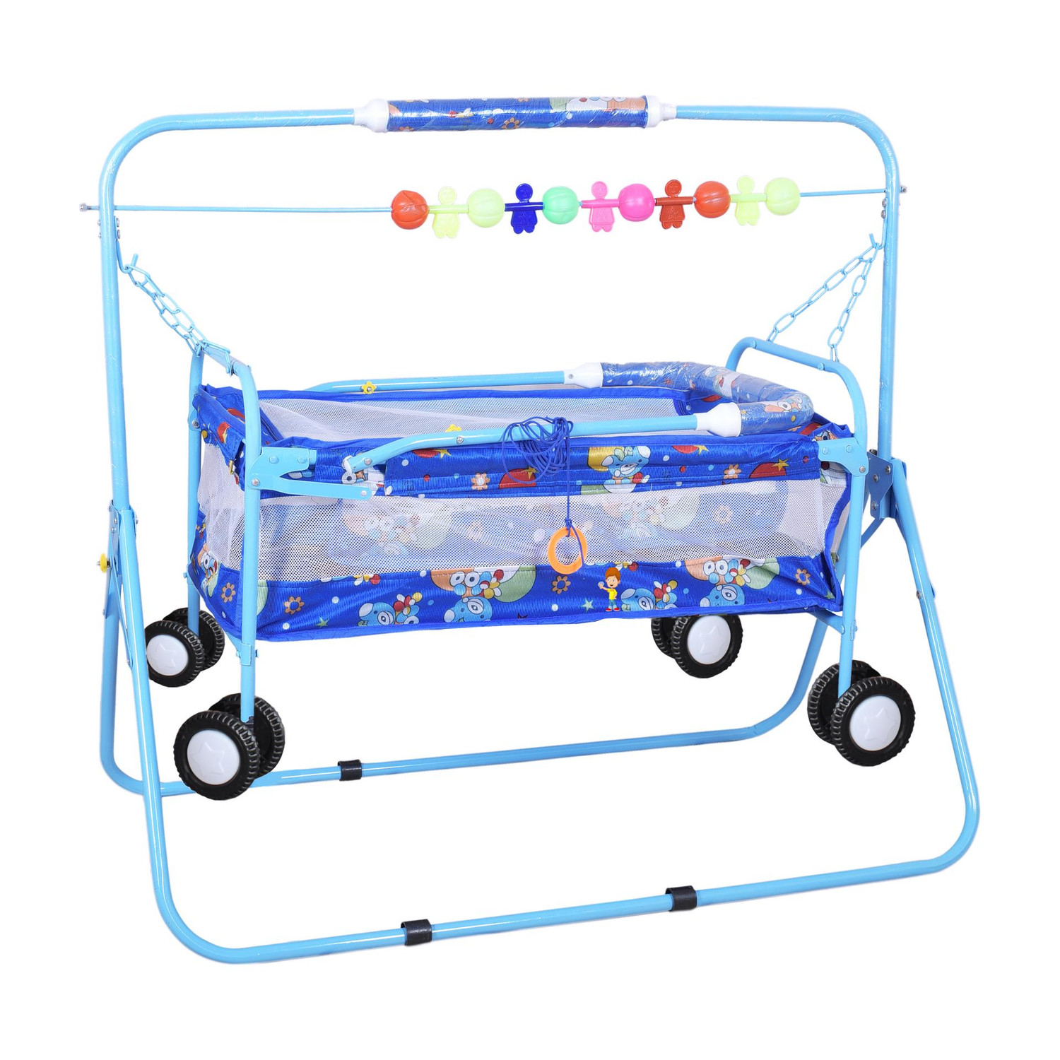 Image of FLIPZON Premium New Born Baby Cradle, Baby Swing, Baby jhula, Baby palna, Baby Bedding, Baby Bed, Crib, Bassinet (J2) Bassinet