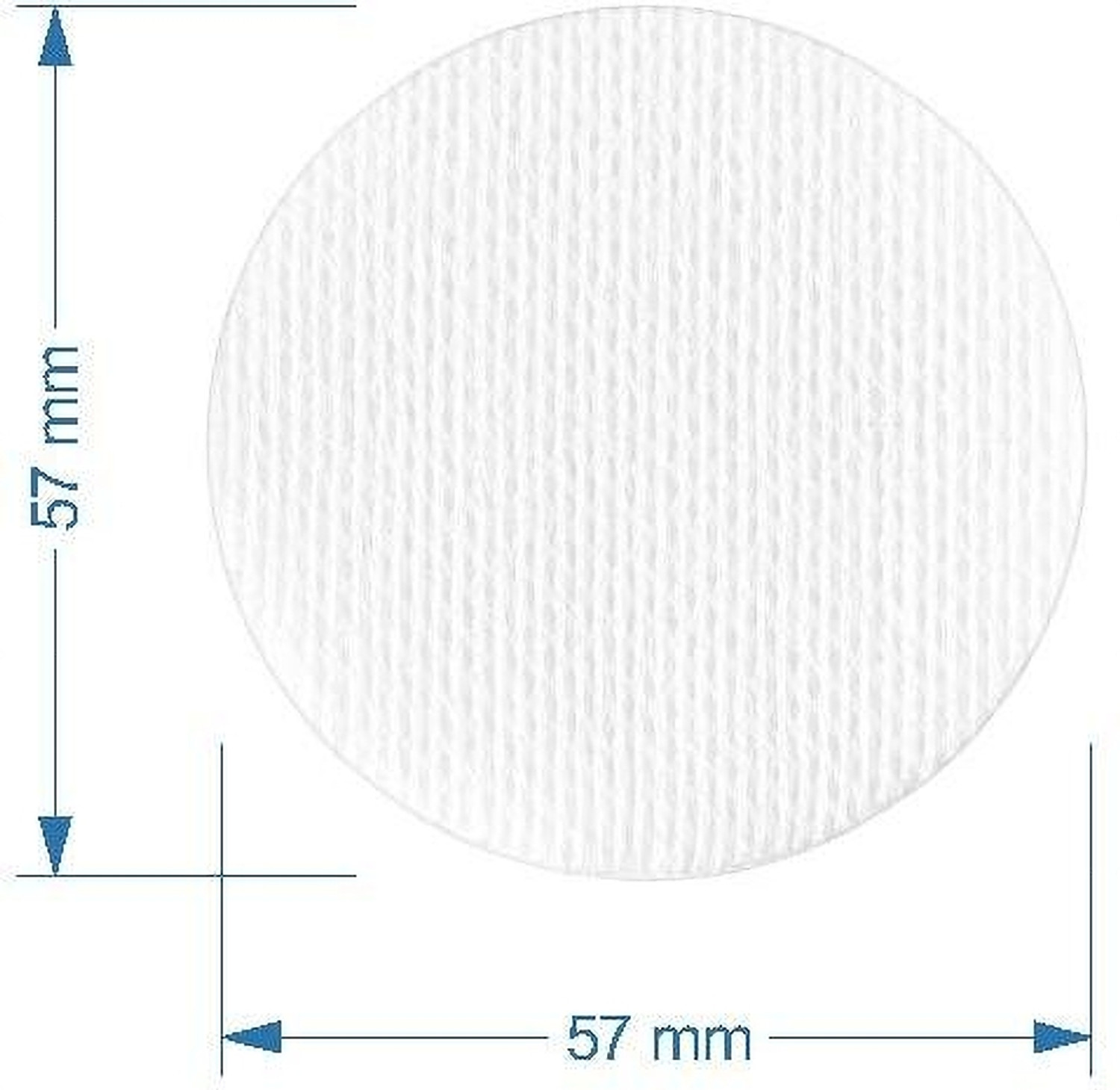 Image of FEALS Cotton Pads for Face /Eyes, Makeup Remover Wipes (120 Rounds /Pouch) (Pack of 6) (720 Units)