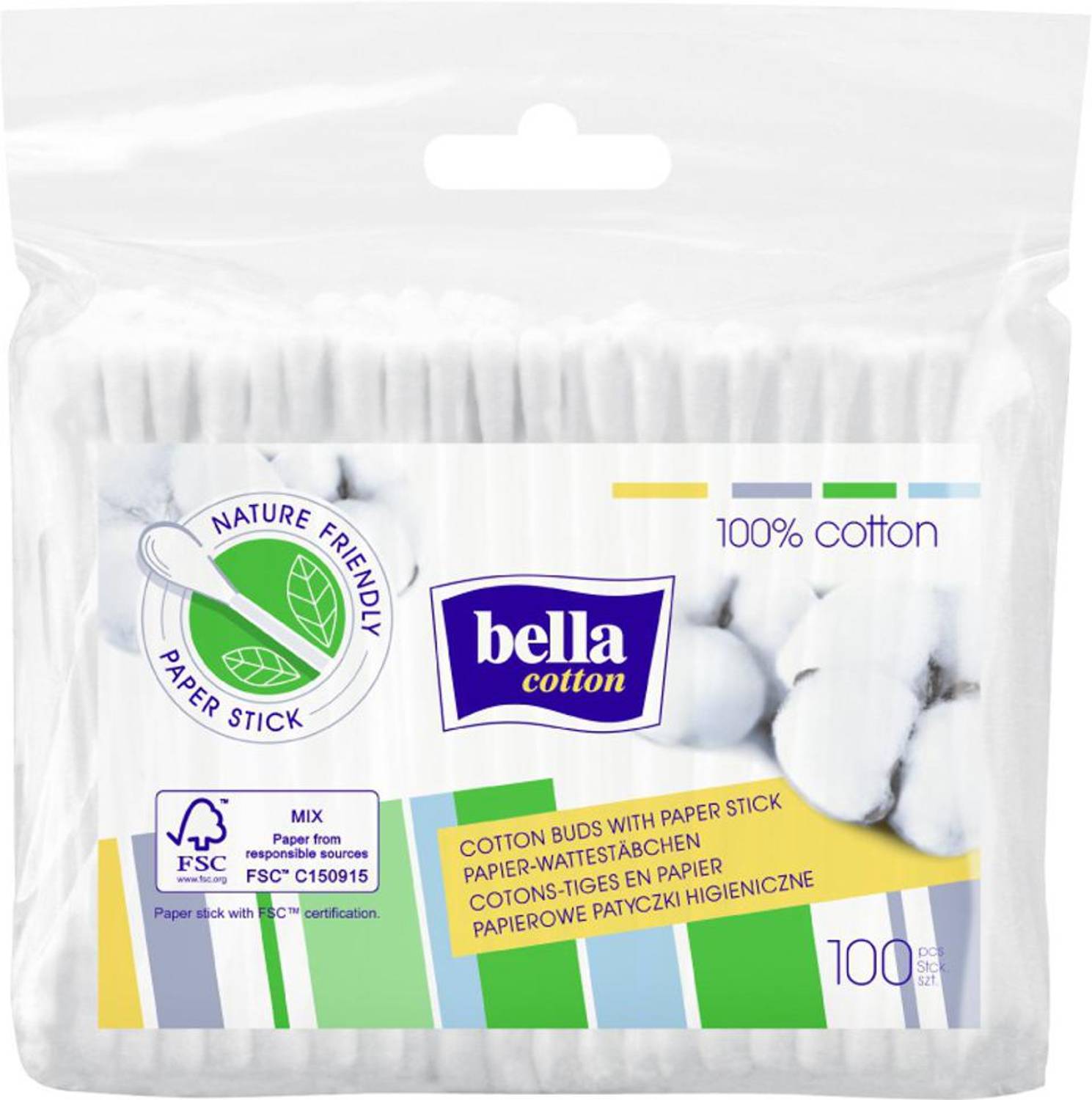 Bella Cotton Buds Foil Paper Stick