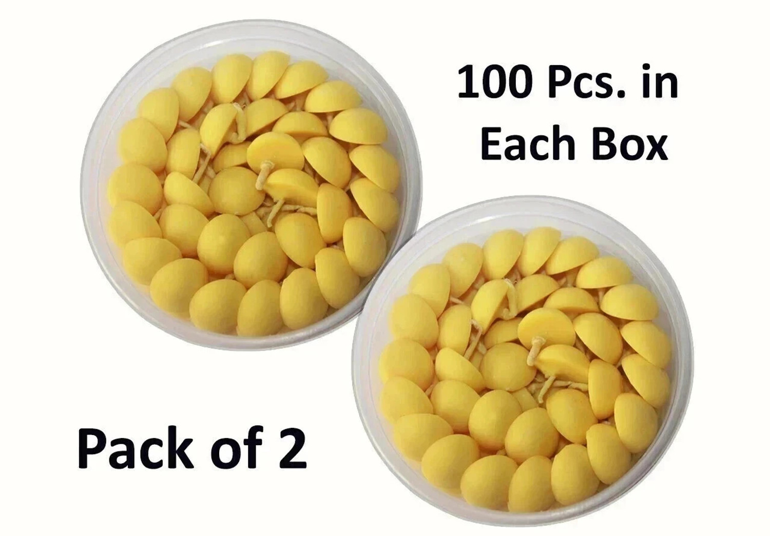 Image of Shree Hari Ghee Batti 200 Pcs Cotton Wick