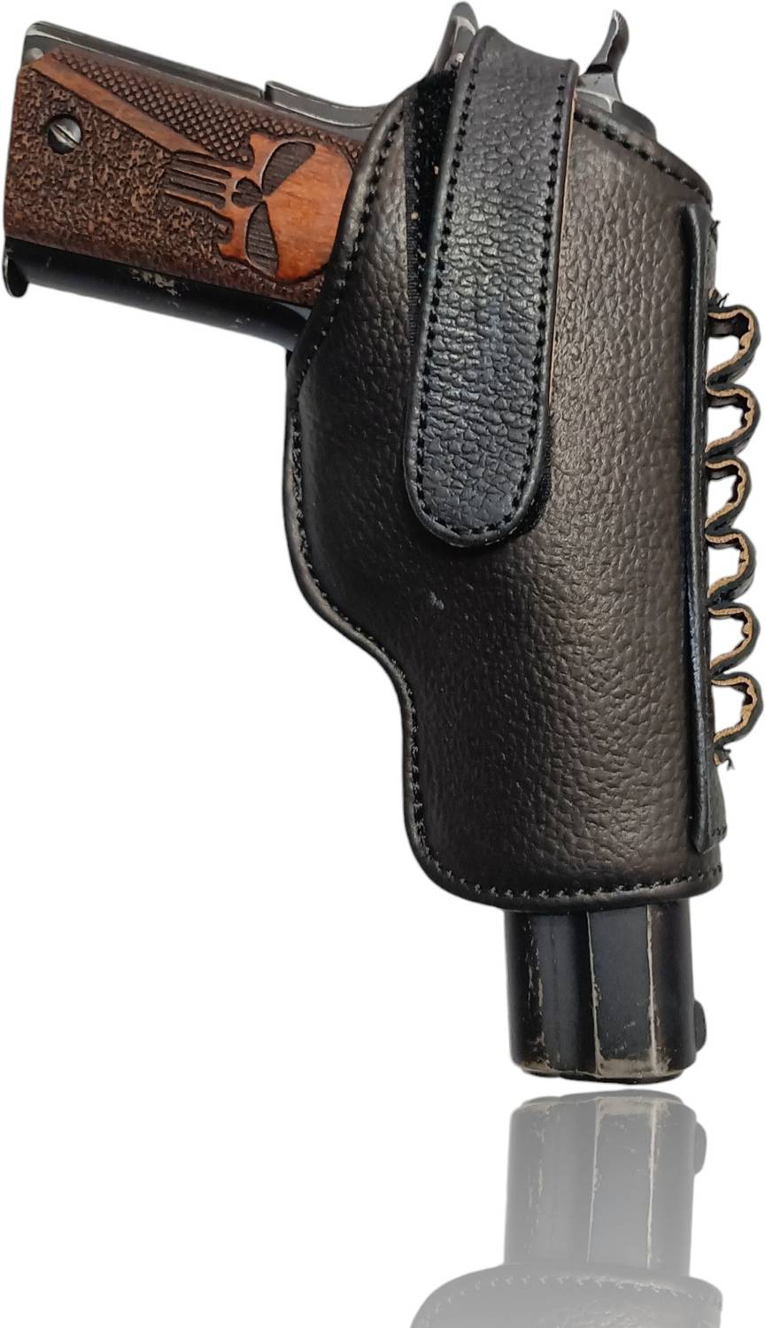 SandhuGunHouse .45 Bore 1911 Pistol Leather Cover - Image 1