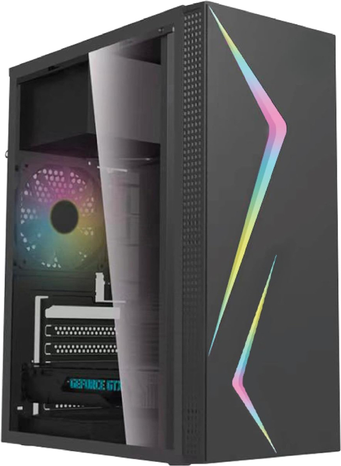 Image of MegaDesk GAMING I5 (8 GB RAM /ON BOARD Graphics /128 GB SSD Capacity /Windows 11 Pro /1 GB Graphics Memory) Mid Tower with MS Office