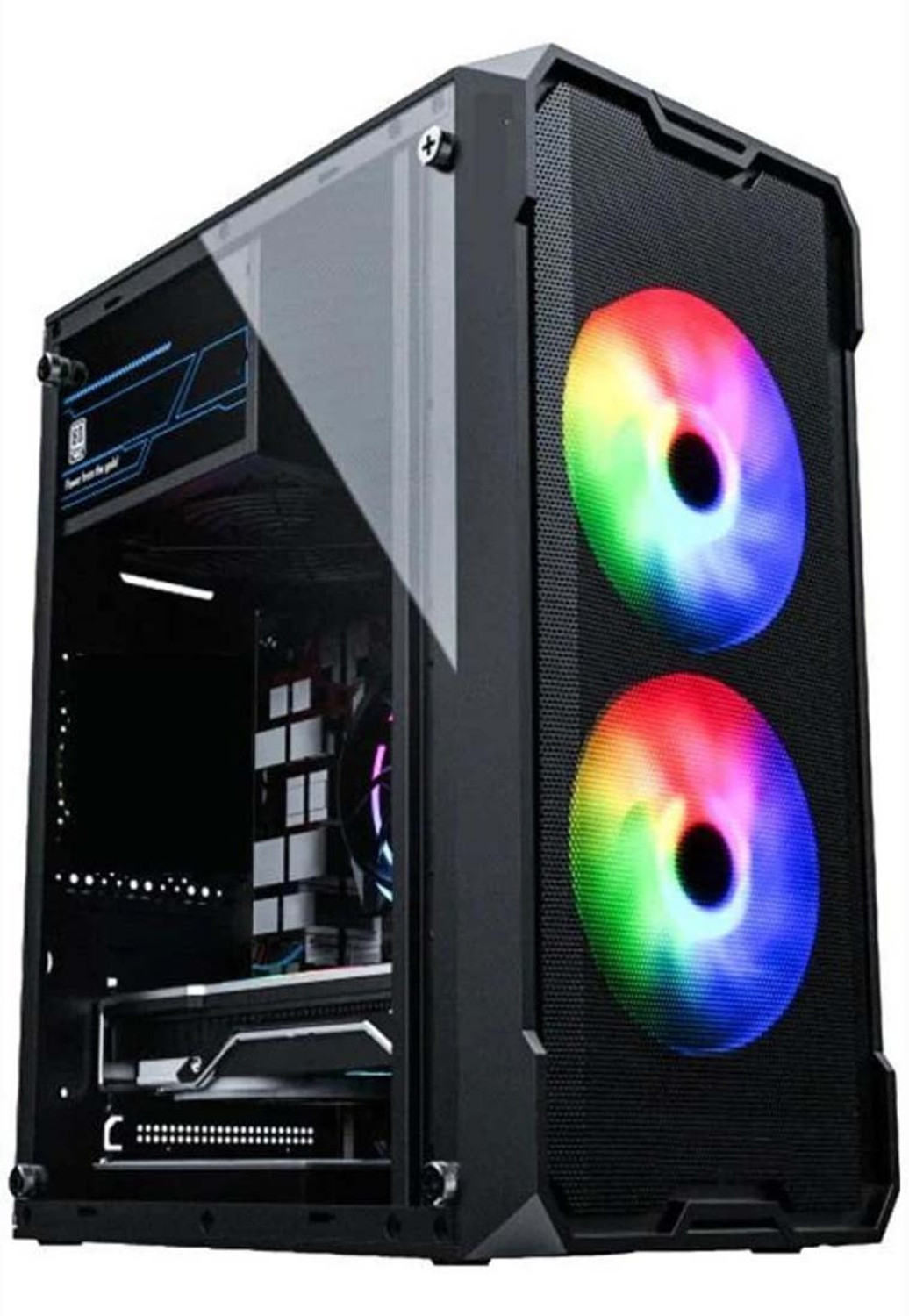 Image of ZEB XACESS CORE i5 7TH INTEL CORE i5 7TH GEN (16 GB RAM /NVIDIA GT 730 Graphics /1 TB Hard Disk /256 GB SSD Capacity /Windows 11 Pro /4 GB Graphics Memory) Gaming Tower