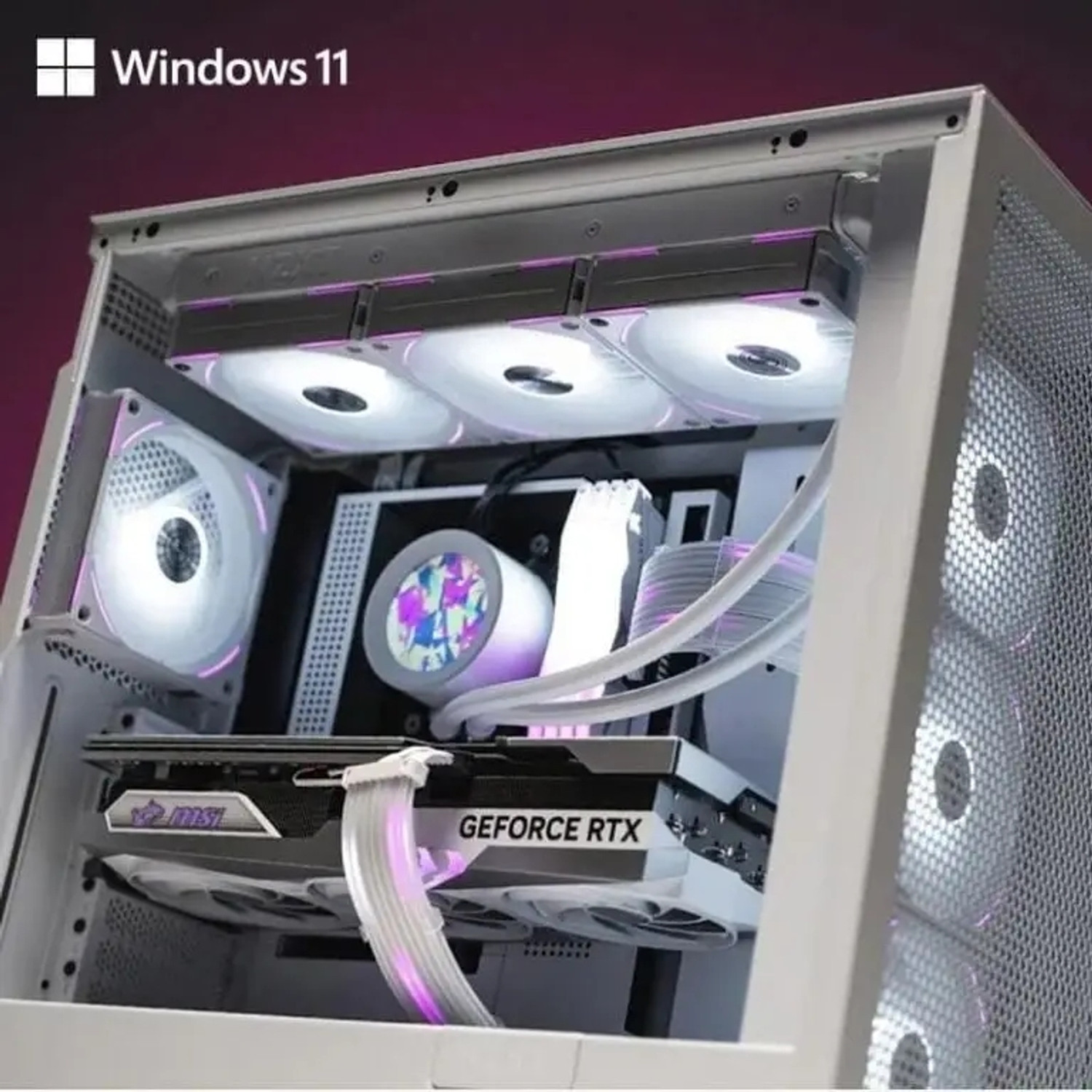 Image of EKTECH Ryzen 9 7900X RTX 4070 Gaming PC AMD Ryzen 9 7900X (32 MB RAM /NVIDIA GeForce RTX 4070 Graphics /1 TB SSD Capacity /Windows 11 Pro /12 GB Graphics Memory) Gaming Tower
