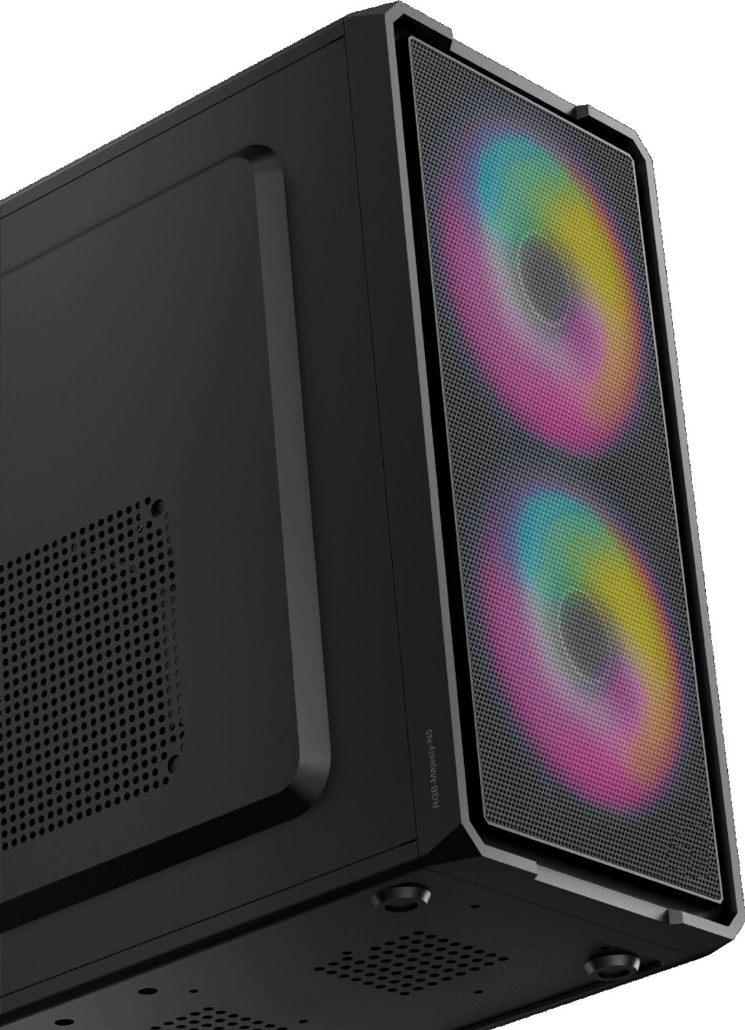Image of M-SAIF Core i7 - 2600 Quad Core Processor [8MB Cache, 3.40 GHz] [AWX-N5] Intel Core i7-2600 Quad Core Processor | RGB-Majesty-N5 | Gaming PC (8 GB RAM /Intel UHD 2000 Graphics /256 GB SSD Capacity /Windows 11 Pro) Mini Tower with MS Office