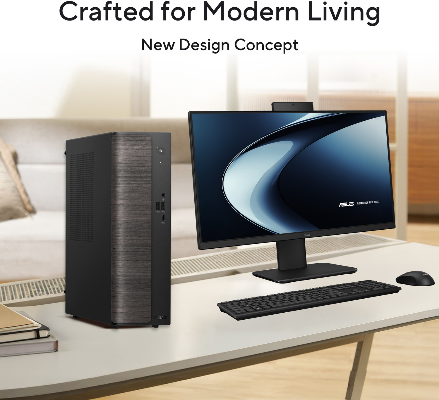Image of ASUS V500 Full Tower PC, (V501SV-05210H008WS), 14th Gen Core 5 (8 GB RAM /Intel Graphics Graphics /512 GB SSD Capacity /Windows 11 Home (64-bit)) Full Tower with MS Office