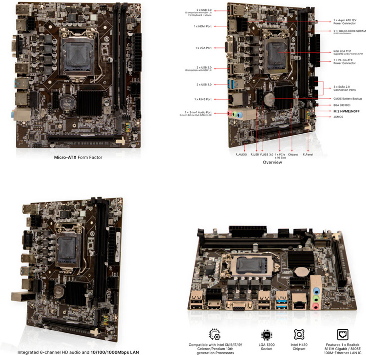 Image of Reliance RDU500 Ultra [16 /512 GB, Windows 11 (Eval) ] Black Core i5 8th Gen (16 GB RAM /Intel UHD Onboard Graphics /512 GB SSD Capacity /Windows 11 Pro) Mini Tower