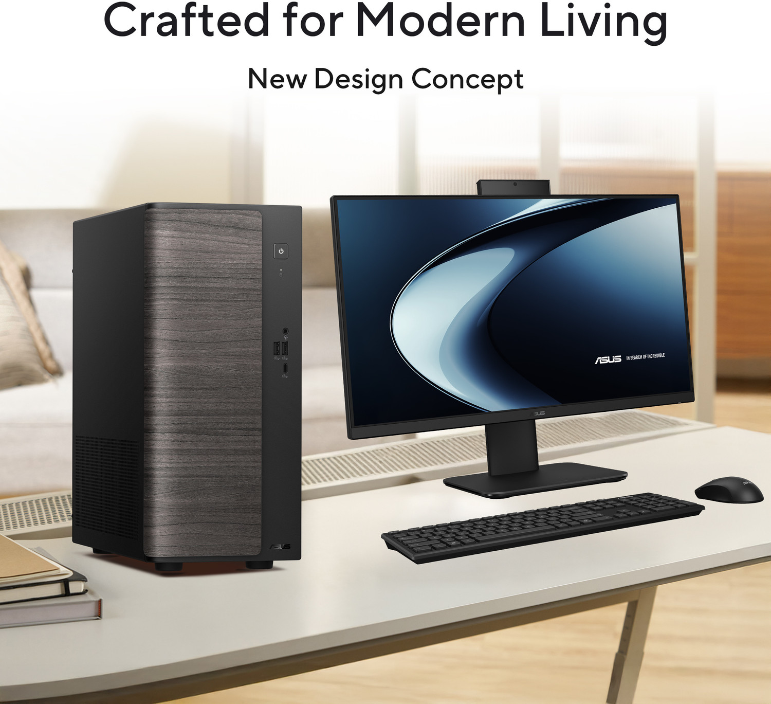Image of ASUS V501 Mini Tower PC, (V501MV-05210H006WS), 14th Gen Core 5 (8 GB RAM /Intel Integrated UHD Graphics /512 GB SSD Capacity /Windows 11 Home (64-bit)) Mini Tower with MS Office