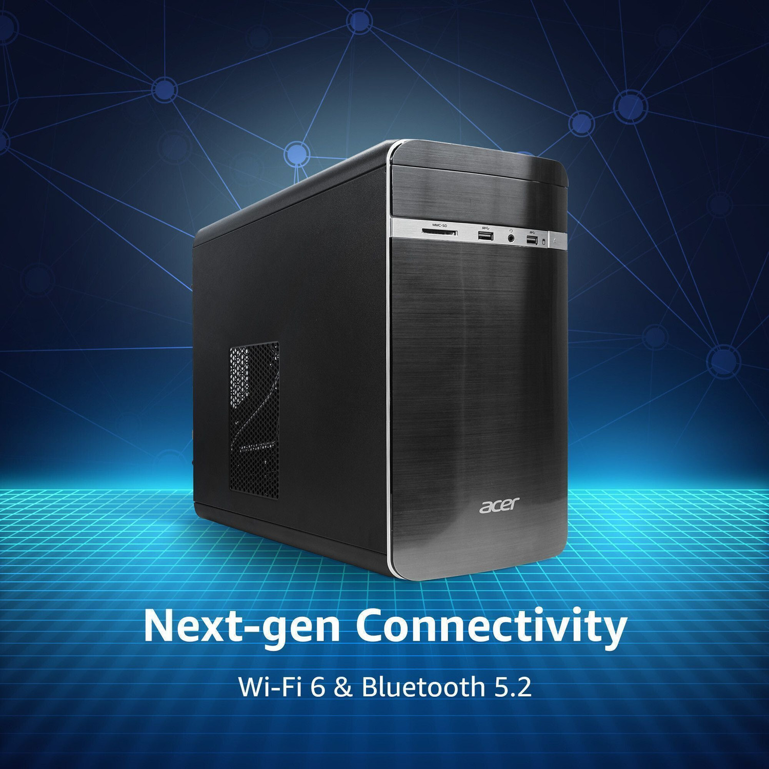 Image of Acer UD.33CSI.006 Core i7 (16 GB RAM /Intel UHD Graphics Graphics /512 GB SSD Capacity /Windows 11 Home (64-bit)) Full Tower with MS Office