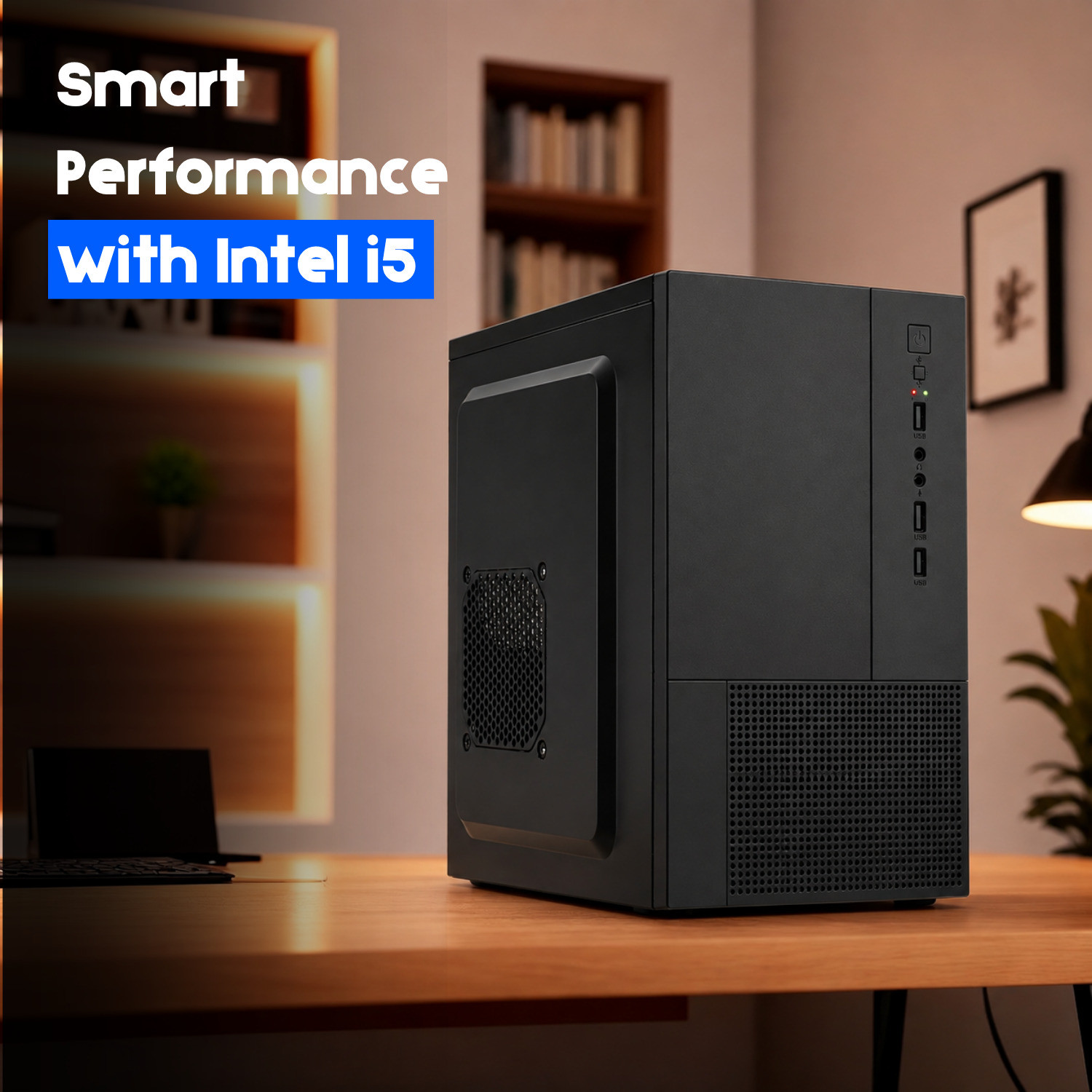 Image of pihucihu assemble i7 cpu 2600 Intel Core i7 (16 GB RAM /Intel Integrated Graphics Graphics /512 GB Hard Disk /512 GB SSD Capacity /Windows 11 Pro /2 GB Graphics Memory) Mid Tower