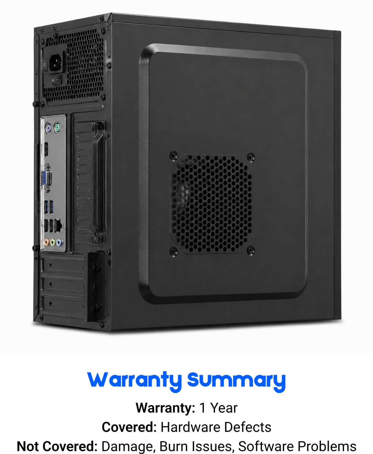 Image of pihucihu assemble i7 cpu 2600 Intel Core i7 (16 GB RAM /Intel Integrated Graphics Graphics /512 GB Hard Disk /512 GB SSD Capacity /Windows 11 Pro /2 GB Graphics Memory) Mid Tower