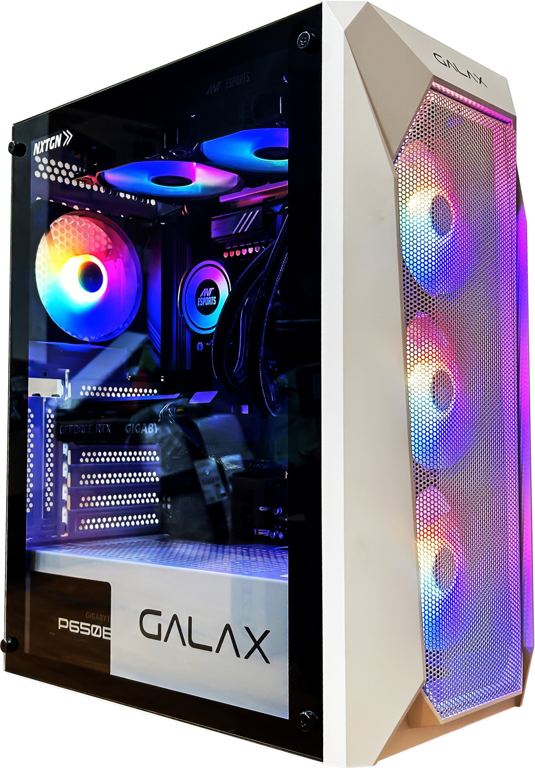 Image of NXTGN Core i9 14th Generation Desktop PC 14900K Desktop PC (128 GB RAM /RTX4060TI 16GB Graphics /4 TB Hard Disk /2 TB SSD Capacity /Windows 11 Pro /16 GB Graphics Memory) Mid Tower with MS Office