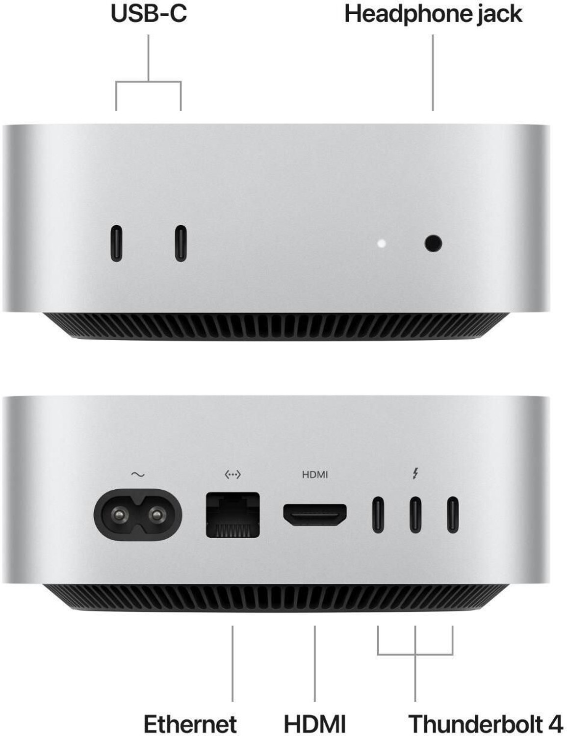 Image of Apple MCYT4HN /A|MCYT4HN /A M4 Chip (24 GB RAM /10-core GPU Graphics /512 GB SSD Capacity /macOS Sequoia) Mini Tower