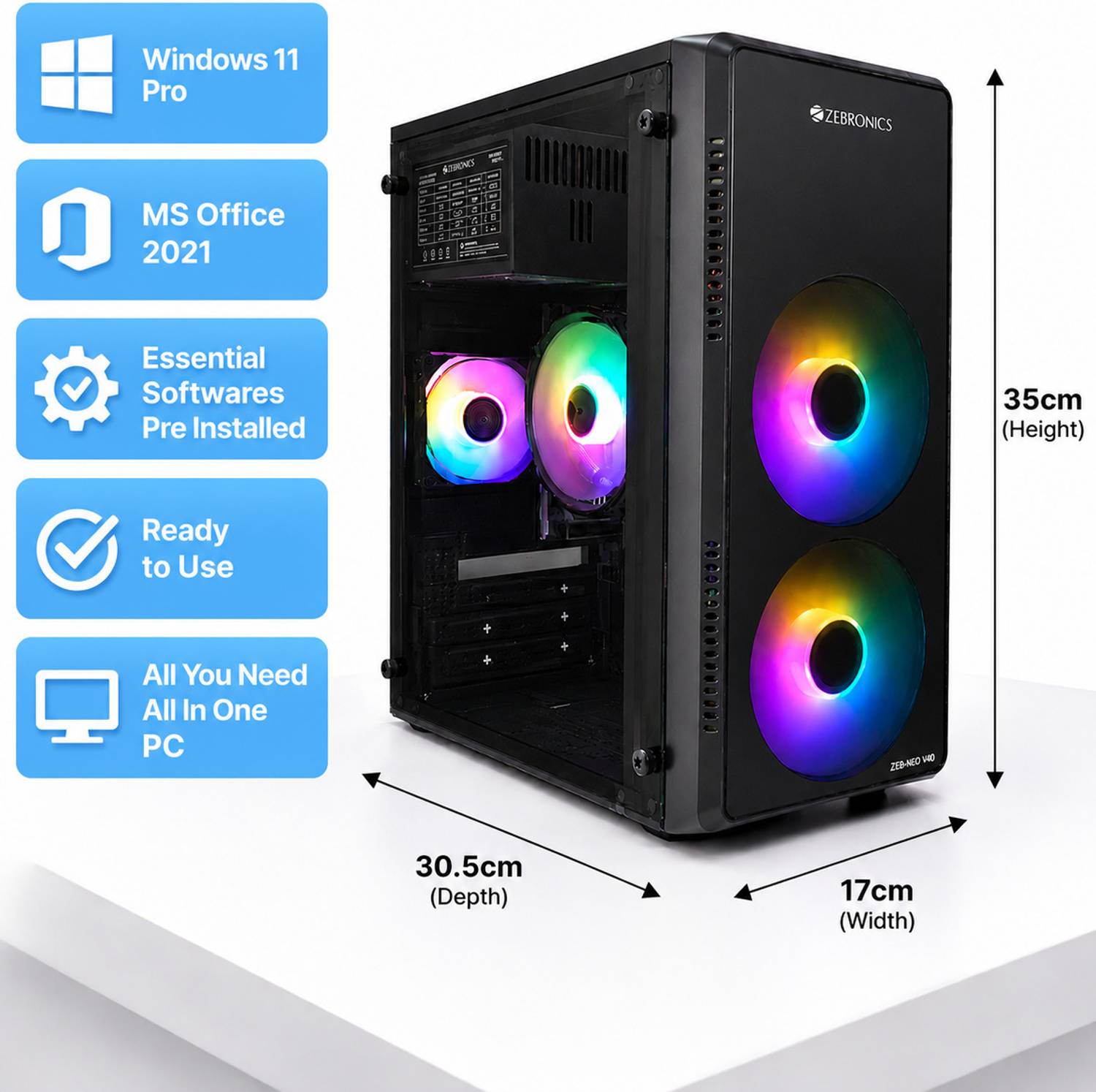 LAVYA CORE COMPUTER DESKTOP PC i5 3rd Genration Processor (8 GB