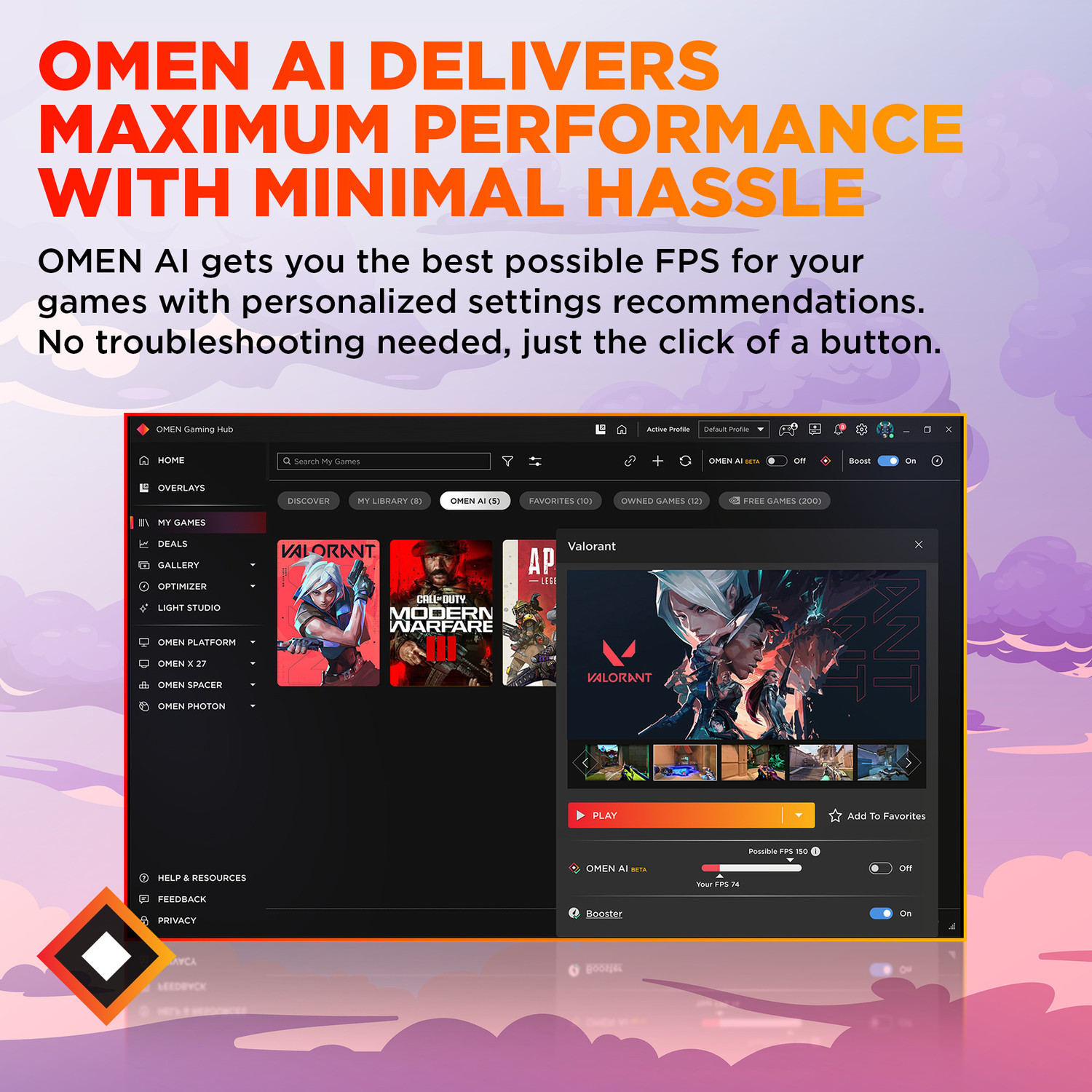Image of HP OMEN 16L Gaming Desktop TG03-0012in Intel Core i7-14700F (32 GB RAM /NVIDIA GeForce RTX 5060 Graphics /2 TB Hard Disk /2 TB SSD Capacity /Windows 11 Home (64-bit) /8 GB Graphics Memory) Gaming Tower