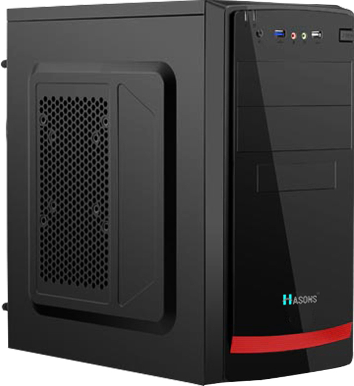 Image of HASONS R510s16128 i5 10th Gen (16 GB RAM /NA Graphics /1 TB Hard Disk /128 GB SSD Capacity /Windows 10 Pro (64-bit)) Full Tower