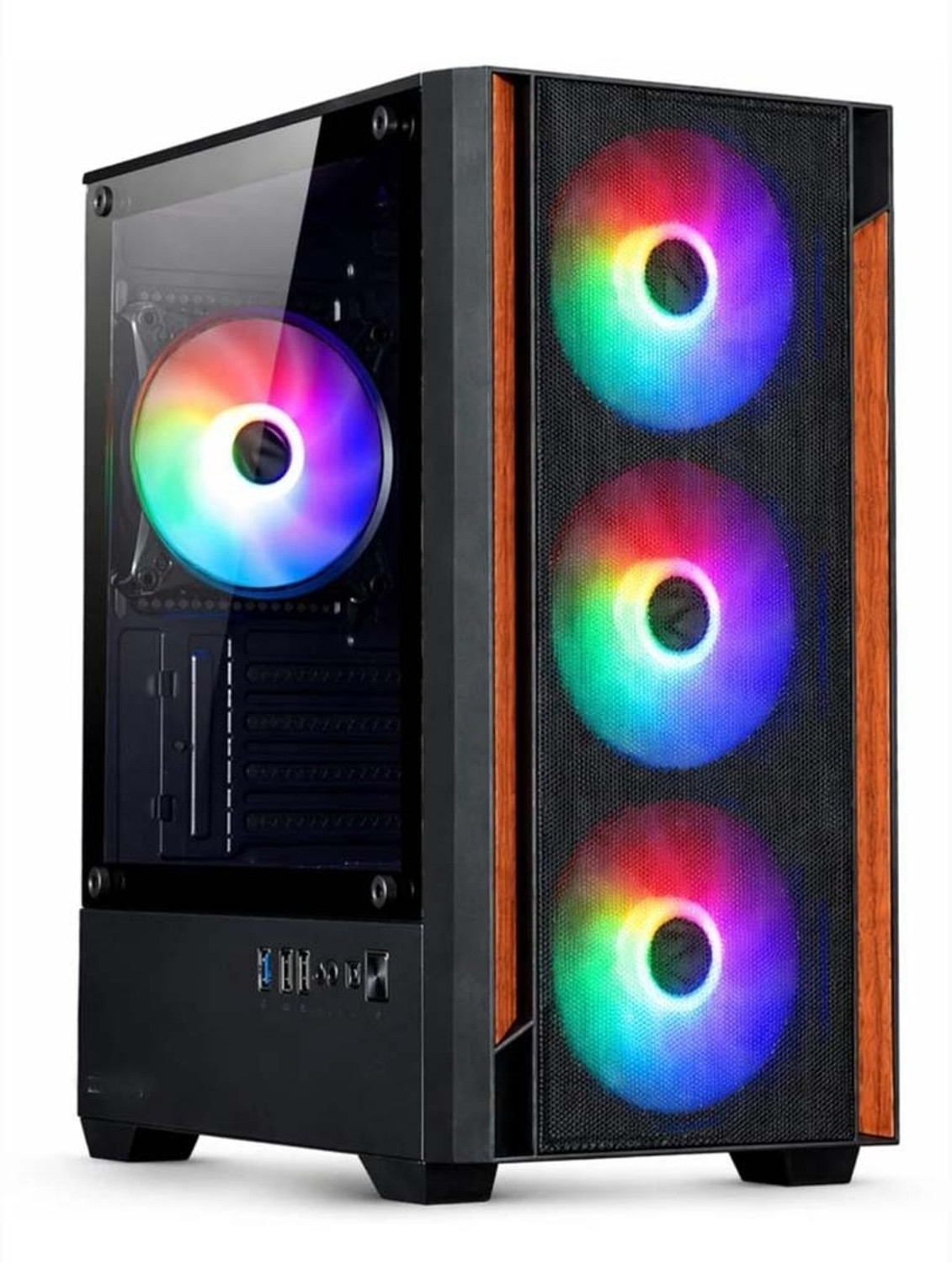 Image of QuantumQuirks WORIOR CORE I5 7TH GEN GAMING CPU Intel core i5 7th gen processor (16 GB RAM /RX 550 Graphics /4 TB Hard Disk /512 GB SSD Capacity /Windows 11 Pro /4 GB Graphics Memory) Gaming Tower