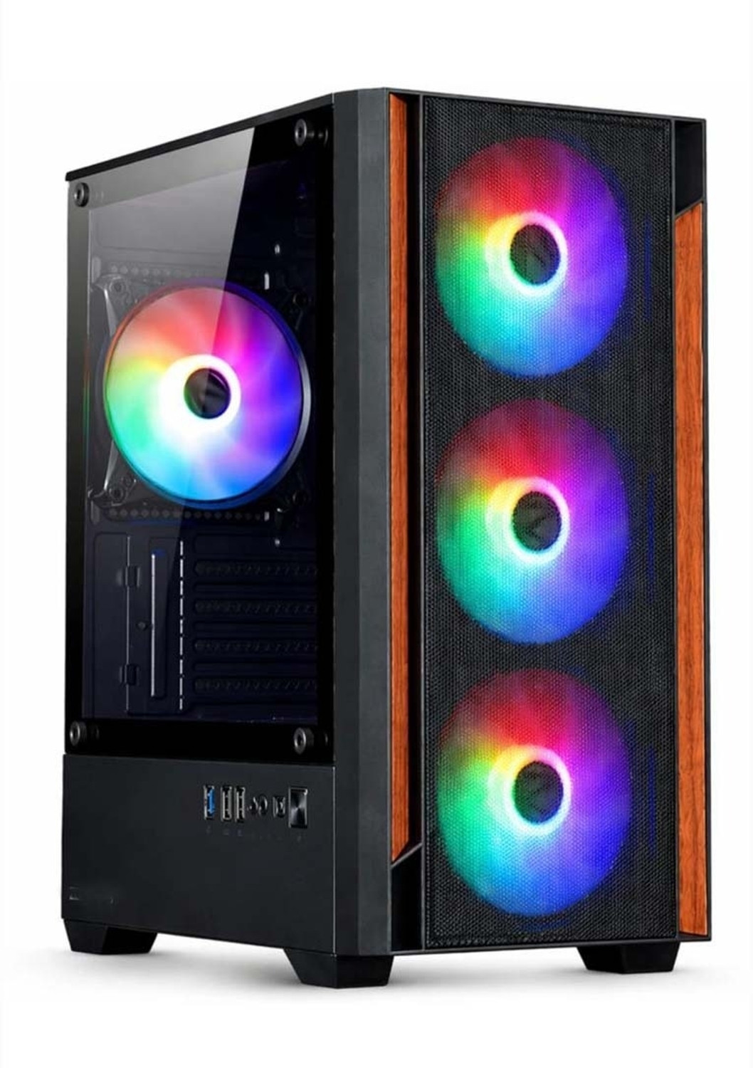 Image of QuantumQuirks CORA JI RYZEN 5 GAMING PC AMD RYZEN 5 (16 GB RAM /NVIDIA GT 730 Graphics /4 TB Hard Disk /256 GB SSD Capacity /Windows 11 Pro /4 GB Graphics Memory) Gaming Tower